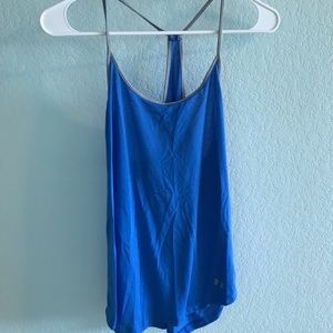 Blue Under Armour workout tank